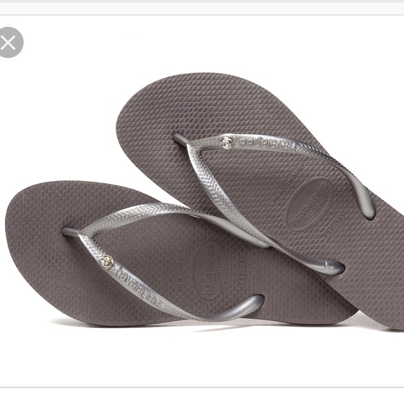 havaianas flip flops with swarovski crystals
